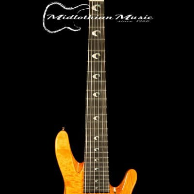 Yamaha John Patitucci TRB Signature Bass Guitar - Amber Gloss Finish - 6-String Bass image 3