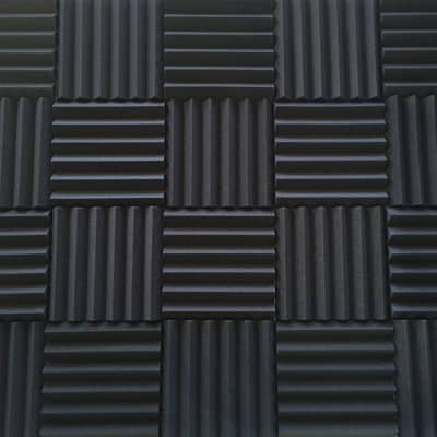 Acoustic Foam Panels - Bulk 2 Inch Thick Studio Foam Tiles - Charcoal Color - 48 Square Feet image 1