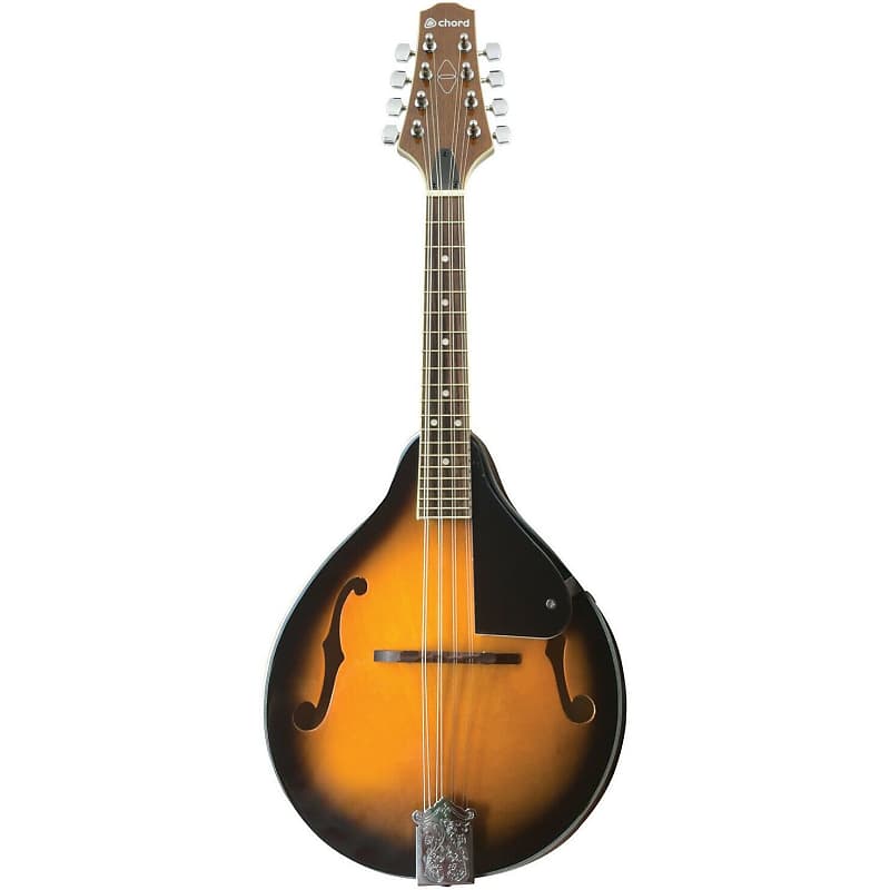 Chord Traditional Teardrop-style Mandolin, Tobacco Sunburst 