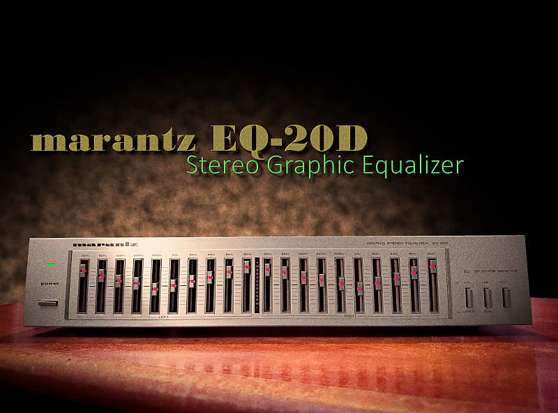 MARANTZ EQ-20D RARE Premium Vintage Stereo Graphic Equalizer  			