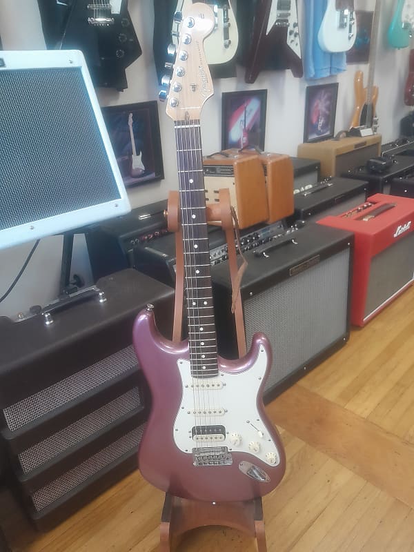 Fender Standard HSS Stratocaster with Rosewood Fretboard  2015 Burgandy Mist image 1