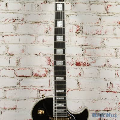 USED Epiphone Les Paul Custom Electric Guitar, Ebony image 3