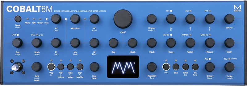 Modal Electronics Cobalt8M 8-Voice Extended Virtual Analog Synthesizer Module image 1