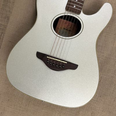fender telecoustic silver