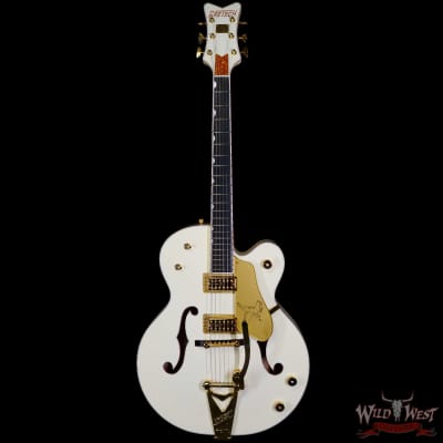 Gretsch G6136T-59  '59 Falcon Hollow Body with Bigsby Vintage White Owned by Misha Mansoor (Periphery) image 3