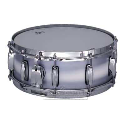 Gretsch Brooklyn Snare Drum 14x5.5 10-Lug Silver Mist Duco image 3