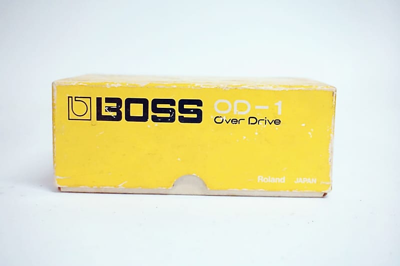 Boss OD-1 Overdrive w/Box | Rare: 1979 Raytheon RC3403ADB Chip