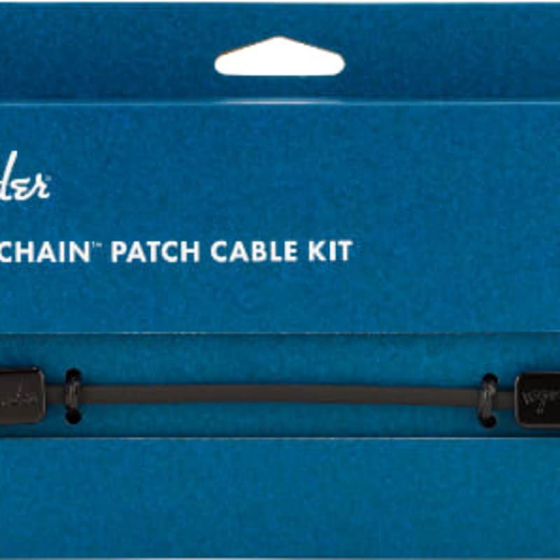 Photos - Guitar Fender Blockchain Effect Pedal Patch Cable Kit, Black, ... 