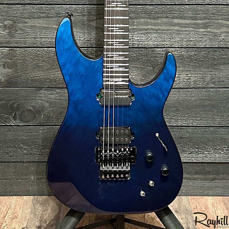 Schecter Reaper-6 FR S Elite Electric Guitar Trans Blue B-stock image 1