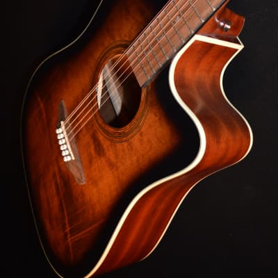 Luna Art Vintage DCE 12 String Acoustic Electric Guitar - Brand New B-Stock! image 3