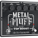 Electro Harmonix Metal Muff Distortion with Top Boost Guitar Pedal w/ 9V Battery
