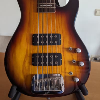 G&L Tribute Series L-2500 5-String Bass with Rosewood Fretboard 2010s - Tobacco Sunburst image 3