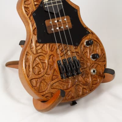 Sparrow 3D Carved Roots Tenor Steel String Electric Ukulele (Built to order, ships in 14 days) image 6