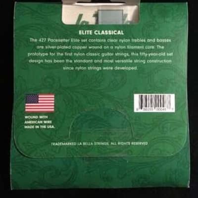 La Bella Strings - Elite Classical - Clear Nylon/Silver Plated 28-41 image 2