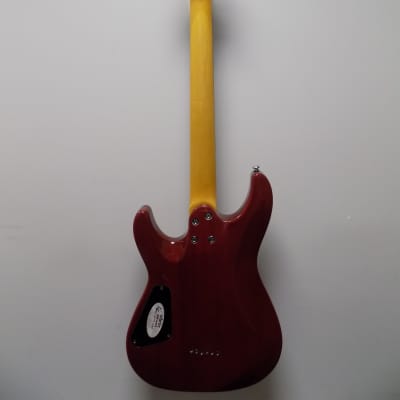 Schecter C6 Plus Electric Guitar - See-Thru Cherry Burst image 5