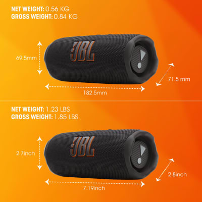 JBL Flip 7 - Portable Waterproof and Drop-Proof Speaker, Bold Pro Sound with AI Sound Boost, 16Hrs of Playtime, and PushLock System with Interchangeable Accessories (Squad) image 10
