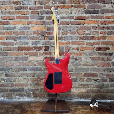 Stinger MIJ S-Style Electric Guitar (1980s Fiesta Red) image 18