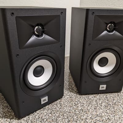 JBL Stage A130 Bookshelf Speakers- Black | Reverb