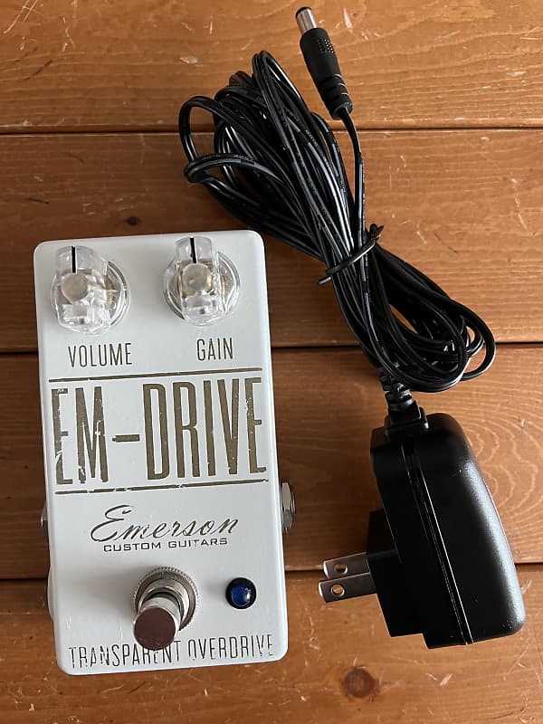 Emerson Pedal - EM Drive - Transparent Overdrive - Distortion - Guitar Bass Instrument - Vintage image 1