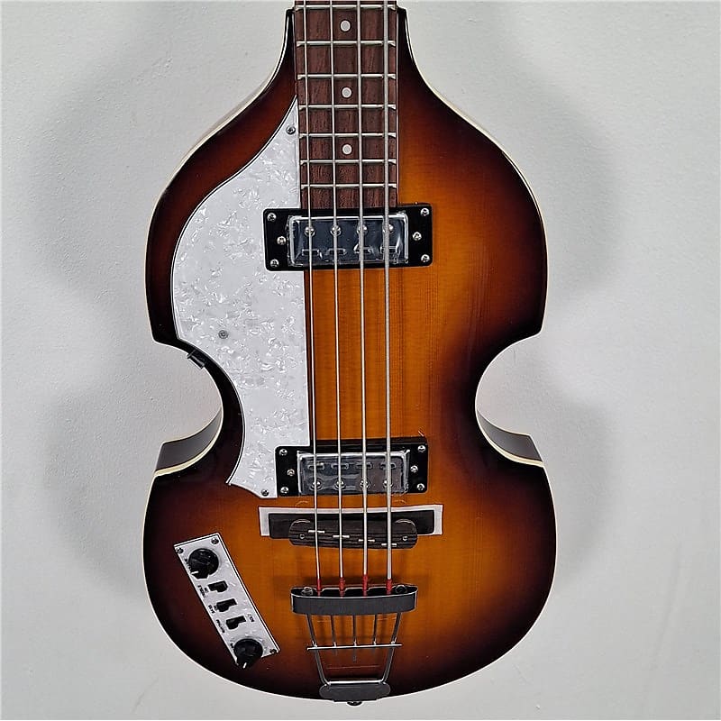 Hofner HI-BB Ignition Violin Bass, Sunburst, Left Handed, | Reverb