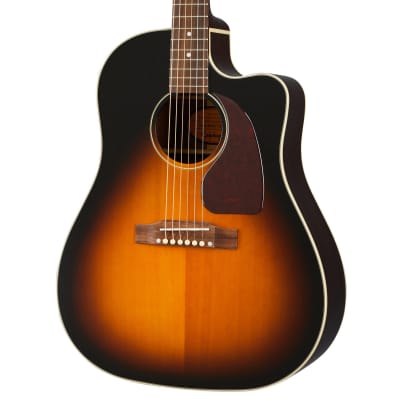 Epiphone Inspired by Gibson J-45 EC Acoustic-Electric Guitar Aged Vintage Sunburst for sale