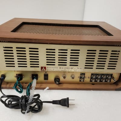 Fully Restored Panasonic EA-802 Stereo Integrated Tube Amp (MF-800 System Based On Luxman SQ5B) - Uber Cool Audio Meter And Motional Feedback System! image 15