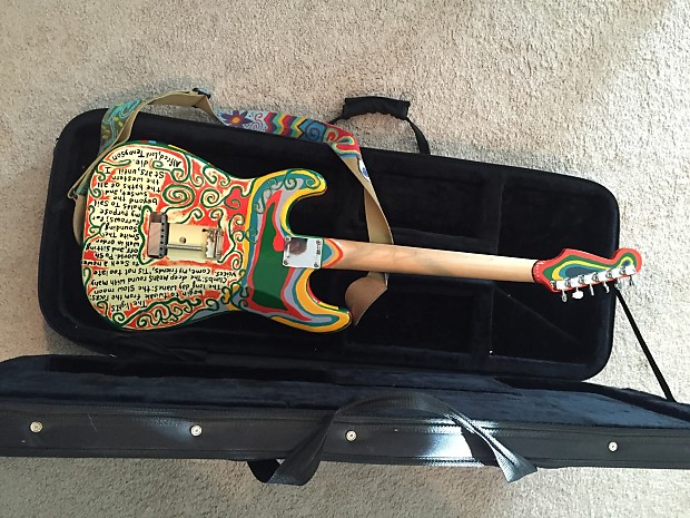 Fender stratocaster Custom Psychedelic Finish | Reverb