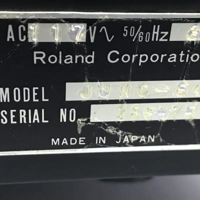 Roland JUNO-60 Juno 60 Synthesizer + SKB Case + Boss-DR-110 + USB Midi/DCB SERVICED! image 21