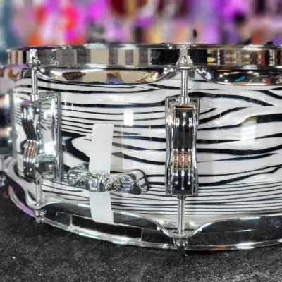 Ludwig Classic Maple Custom White Strata 5 X 14 Snare Drum NEW / Authorized Dealer / Free Ship! 146 image 4