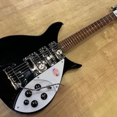 Rickenbacker 325C64 Short-Scale Electric Guitar JetGlo (Black) image 7