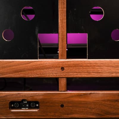 Needham Woodworks ***Limited Edition*** Double 21U / 168HP  Eurorack Case / Cabinet / Blacked-Out Fi image 4