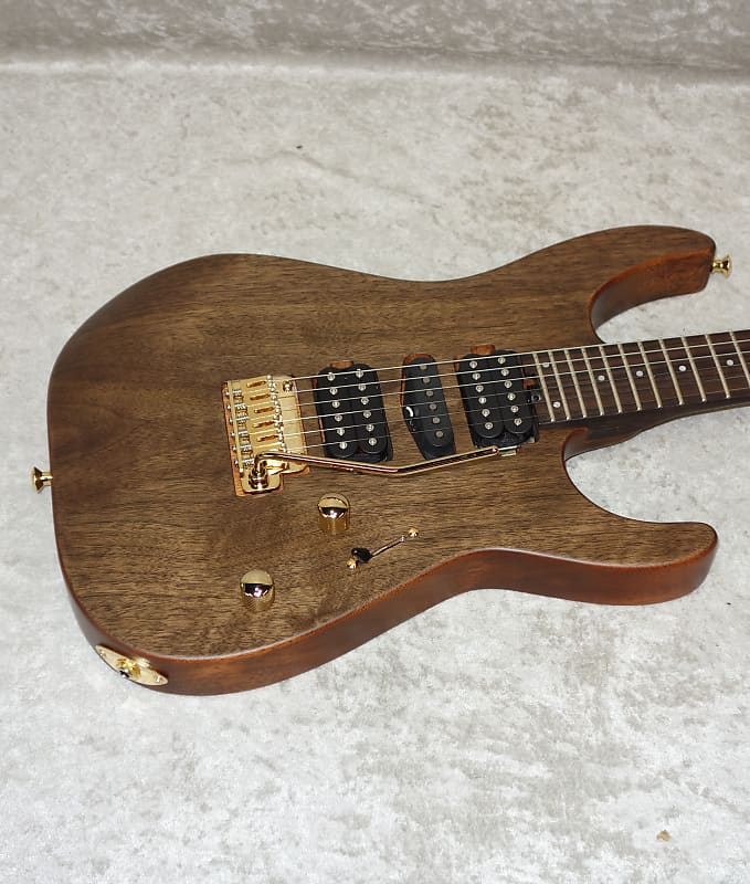 Charvel MJ DK24 HSH 2PT E Mahogany guitar Figured Walnut image 1