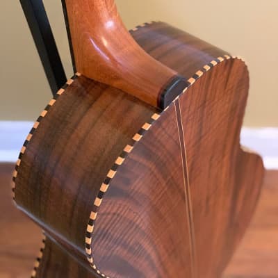 Insanely Gorgeous Hand-Made Small Jumbo Acoustic (Spruce/Claro Walnut) image 1