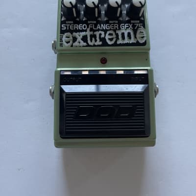 DOD Digitech GFX75 Extreme Stereo Analog Flanger Rare Guitar Effect Pedal for sale