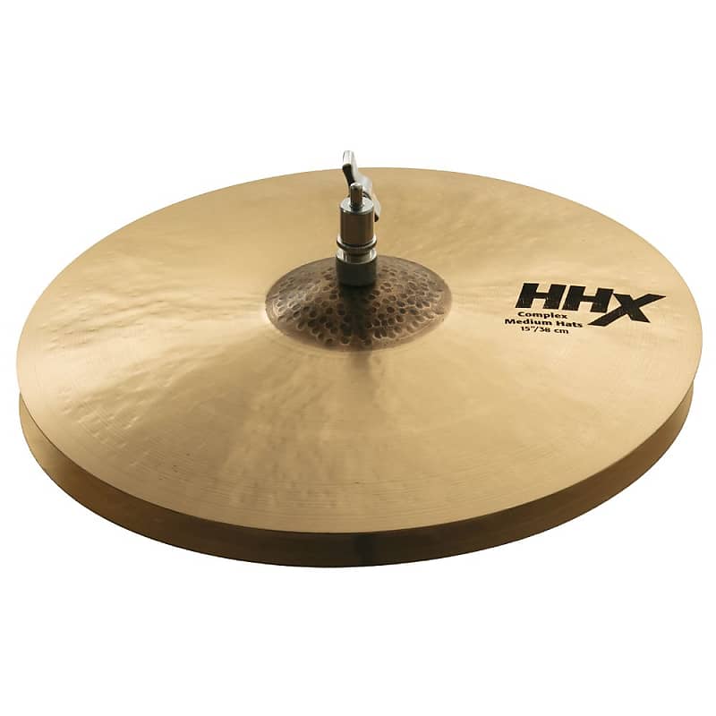 Sabian 15" HHX Complex Medium Hi-Hat Cymbal (Bottom) image 1