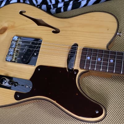 OPEN BOX 2023 Fender Artisan Knotty Pine Telecaster Tele Thinline Custom Shop - Aged Natural - Authorized Dealer - 5.7lbs - In-Stock! G01357 - SAVE! image 3