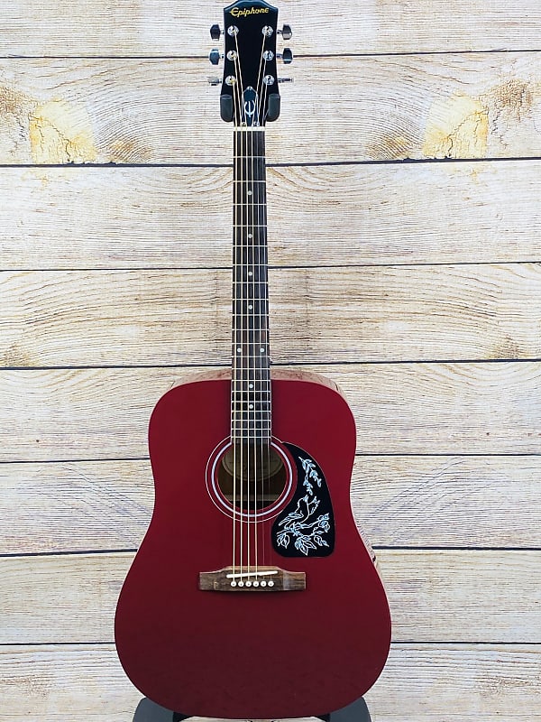 Amazon.com: Epiphone Starling Acoustic Player Pack, Wine Red