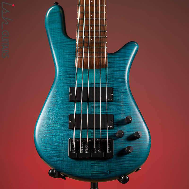 2001 Spector USA NS-JH6 #001 Peacock Blue Matte Owned by Stuart Spector