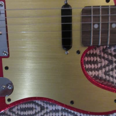 ~Cashified~ Fender Squier Red Sparkle Telecaster  w/Bridge HumBucker image 3