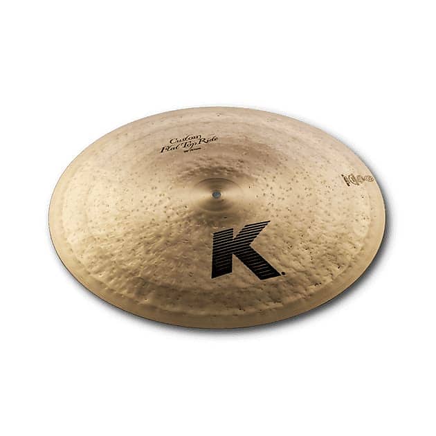 Zildjian 20 Inch K Custom Flat Top Ride Cymbal K0882 642388110621 image 1