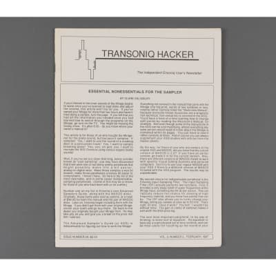 Transoniq Hacker Ensoniq User's Newsletter Issue #20