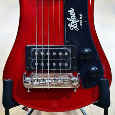 Hofner Shorty Red Travel Electric Guitar for sale