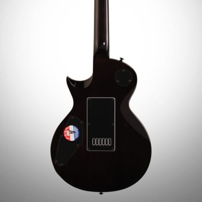 ESP LTD EC-1000ETFM Electric Guitar, See Thru Black image 6