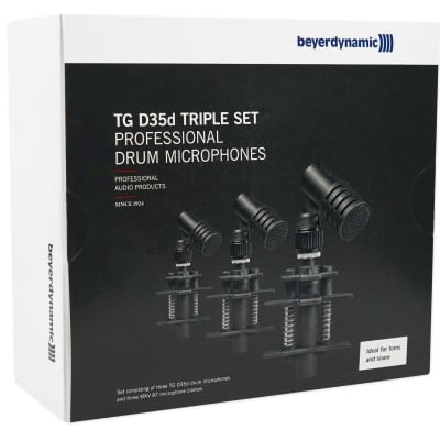 Beyerdynamic TG D35 Triple Set - 3) Dynamic Drum Microphones Mics for Toms+Snare image 9