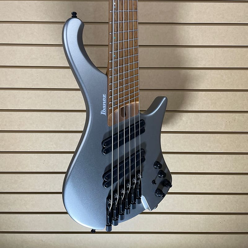 Ibanez Bass Workshop EHB1006MS 6-string Bass Guitar - Metallic Gray Matte +  FREE Shipping #377