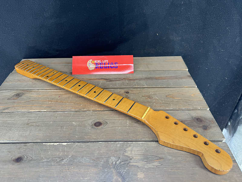 Real Life Relics Curly Flame Maple Stratocaster® Style Neck Rosewood 21 Fret RLR-SMFM  #4 image 1