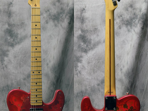 ULTRA RARE! Fender Japan TL69-SPL Red Flower Paisley 2010-2012 Made In  Japan MIJ