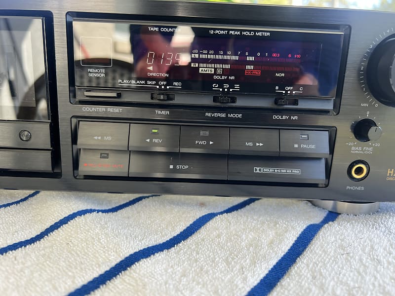 AIWA AD-R707 2-head auto reverse Cassette Deck | Reverb AIWA AD-R707 2-head auto reverse Cassette Deck | Reverb