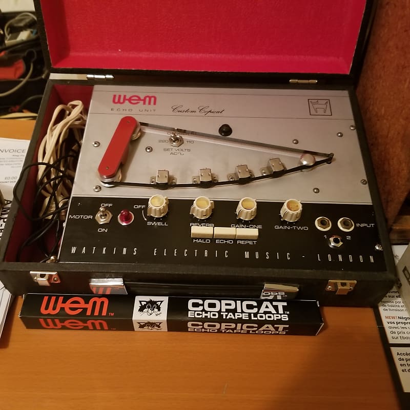 WATKINS COPICAT tube echo tape MK2 MK3 1960 Black Reverb