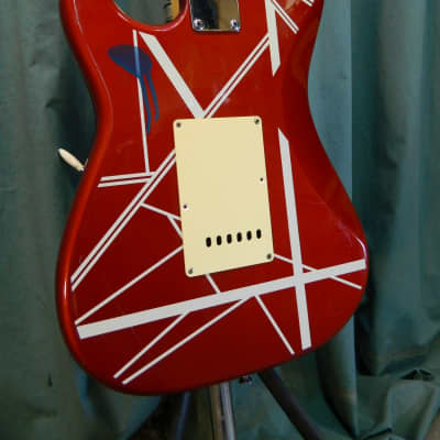 Grand  Prix Stratocaster c.1980 Red/White Striped image 6